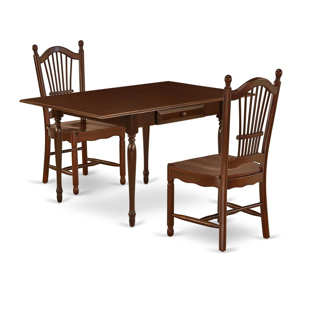 Dining Room Set Mahogany MZDO3 - MAH - W By East West Furniture | Dining Sets | Modishstore - 2