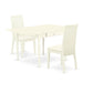 Dining Room Set Linen White MZIP3 - LWH - C By East West Furniture | Dining Sets | Modishstore - 2