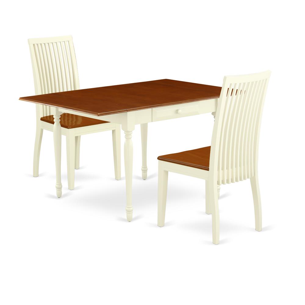 Dining Room Set MZIP3 - WHI - W By East West Furniture | Dining Sets | Modishstore - 2