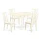 Dining Room Set Linen White MZLG5 - LWH - W By East West Furniture | Dining Sets | Modishstore - 2