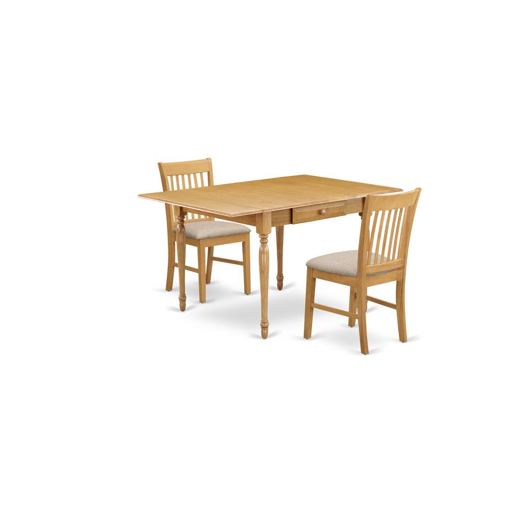 Dining Room Set Oak MZNO3 - OAK - C By East West Furniture | Dining Sets | Modishstore - 2
