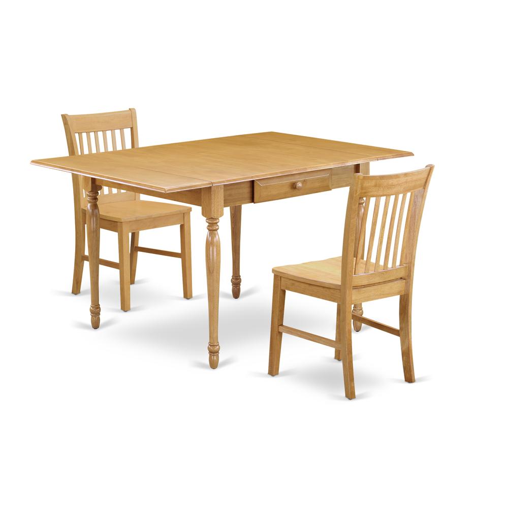 Dining Room Set Oak MZNO3-OAK-W By East West Furniture | Dining Sets | Modishstore - 2