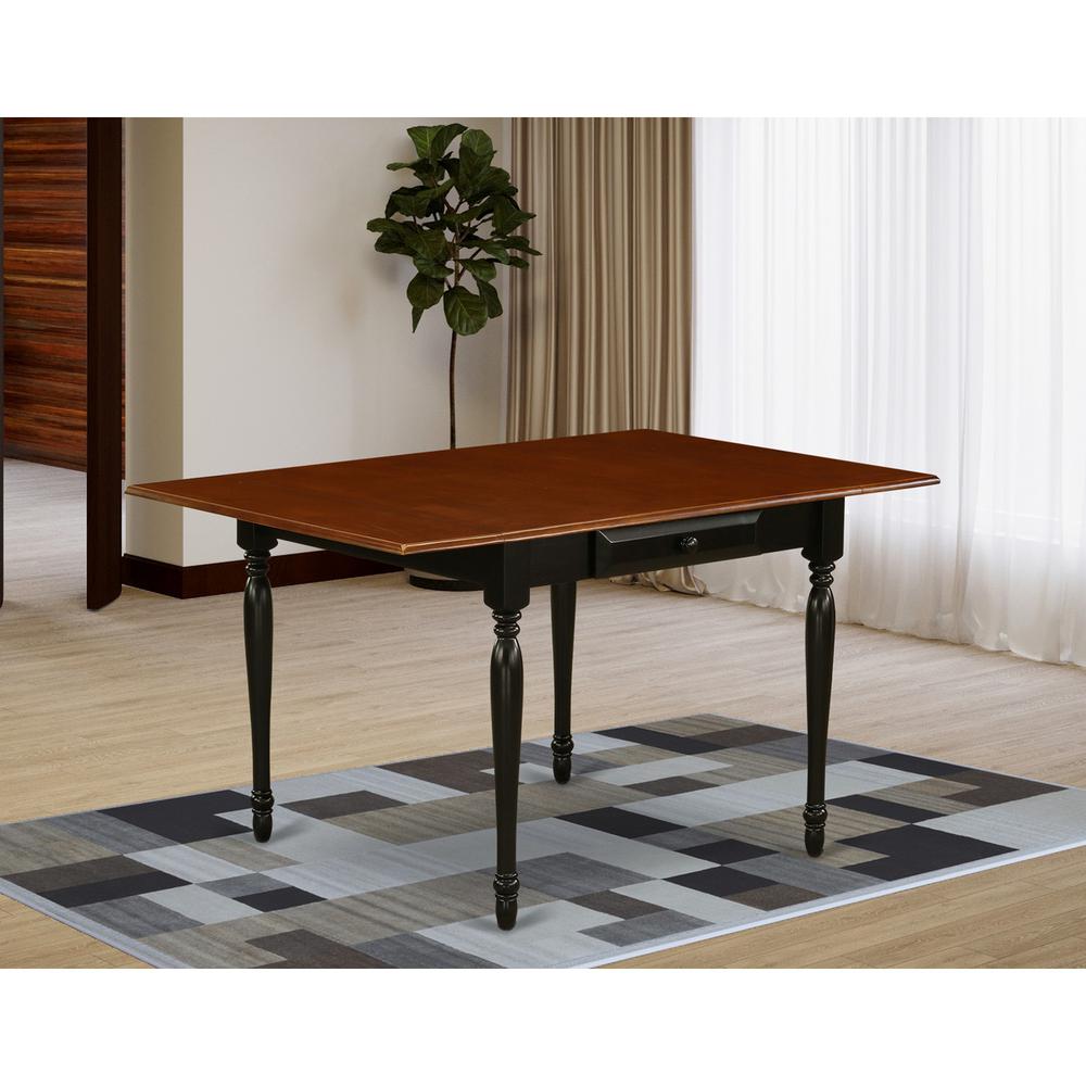 Dining Table Black & Cherry MZT-BCH-T By East West Furniture | Dining Tables | Modishstore - 2