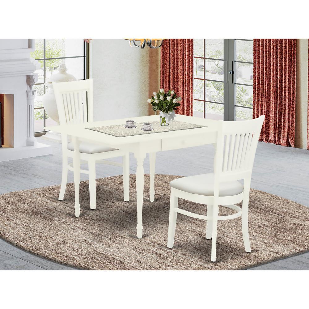 Dining Table - Dining Chairs MZVA3 - LWH - C By East West Furniture | Dining Sets | Modishstore - 2