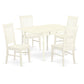 Dining Room Set Linen White MZWE5 - LWH - W By East West Furniture | Dining Sets | Modishstore - 2