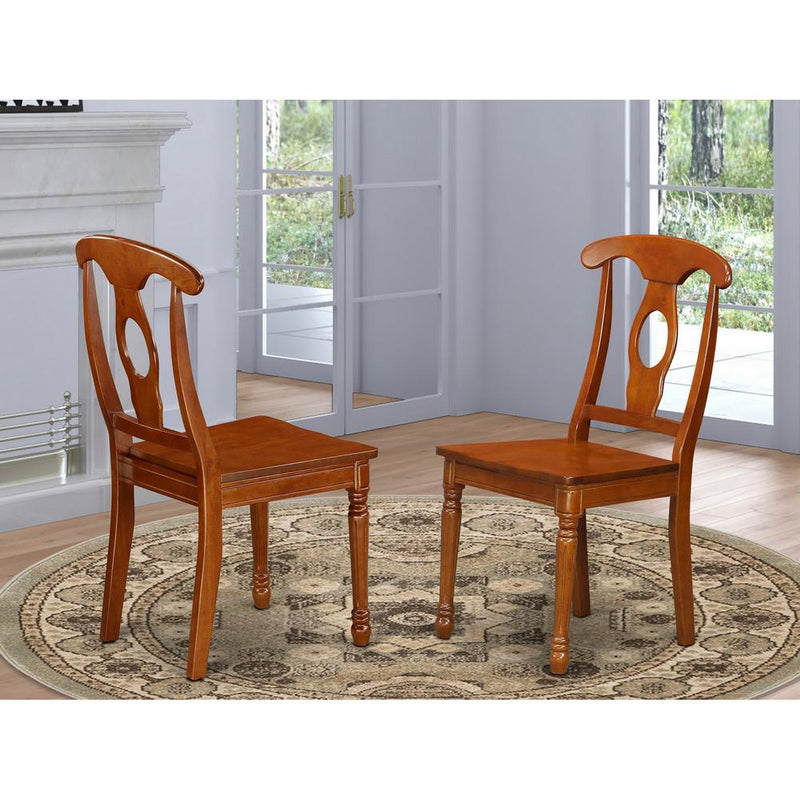 Napoleon Styled Chair With Wood Seat, Set Of 2 By East West Furniture | Dining Chairs | Modishstore