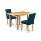Dining Room Set Oak NDAB3-OAK-55 By East West Furniture | Dining Sets | Modishstore - 2