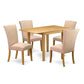 Dining Room Set Oak NDAL5-OAK-03 By East West Furniture | Dining Sets | Modishstore - 2
