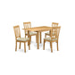 Dining Room Set Oak NDAN5 - OAK - C By East West Furniture | Dining Sets | Modishstore - 2