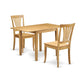 Dining Room Set Oak NDAV3 - OAK - W By East West Furniture | Dining Sets | Modishstore - 2