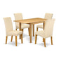 Dining Room Set Oak NDBA5-OAK-02 By East West Furniture | Dining Sets | Modishstore - 2