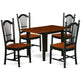 Dining Room Set Black & Cherry NDDO5 - BCH - W By East West Furniture | Dining Sets | Modishstore - 2