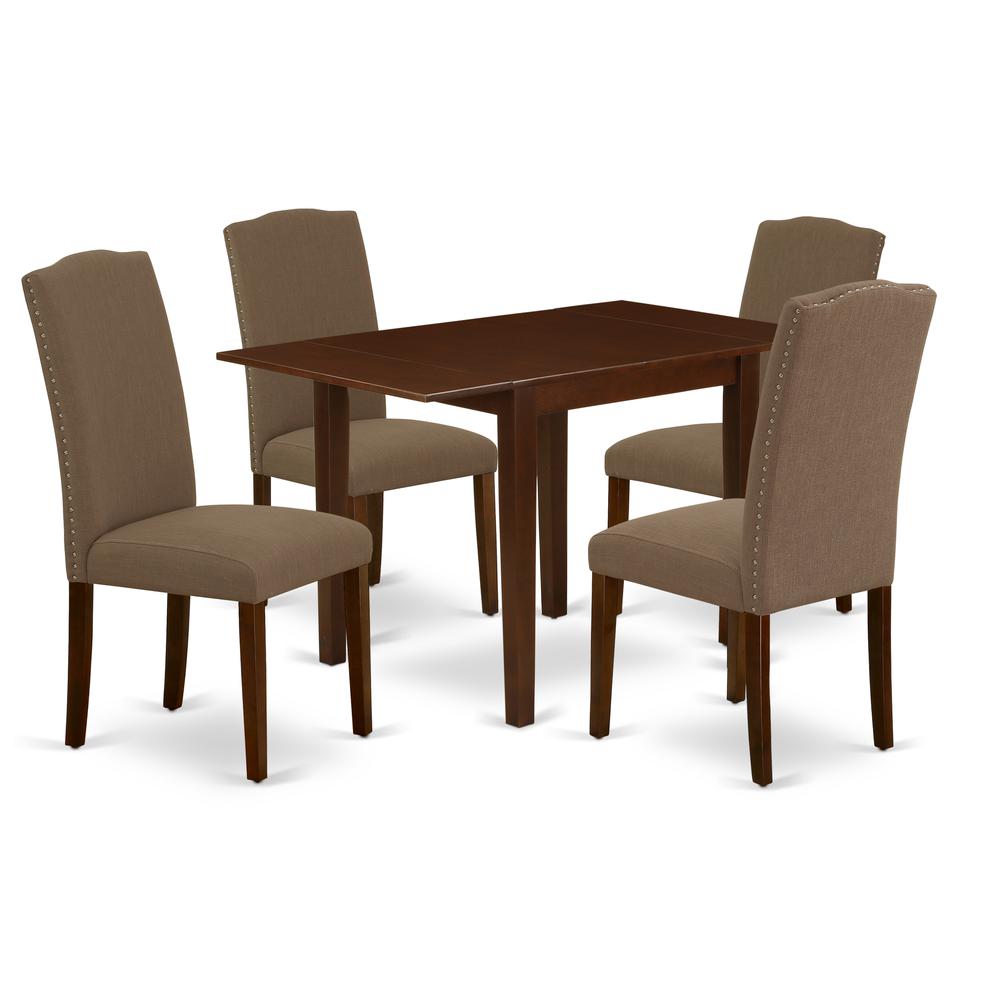 Dining Room Set Mahogany NDEN5-MAH-18 By East West Furniture | Dining Sets | Modishstore - 2
