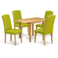 Dining Room Set Oak NDEN5-OAK-51 By East West Furniture | Dining Sets | Modishstore - 2