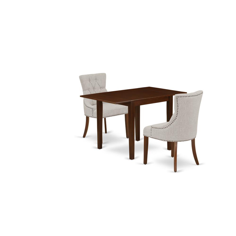 Dining Room Set Mahogany NDFR3-MAH-05 By East West Furniture | Dining Sets | Modishstore - 2