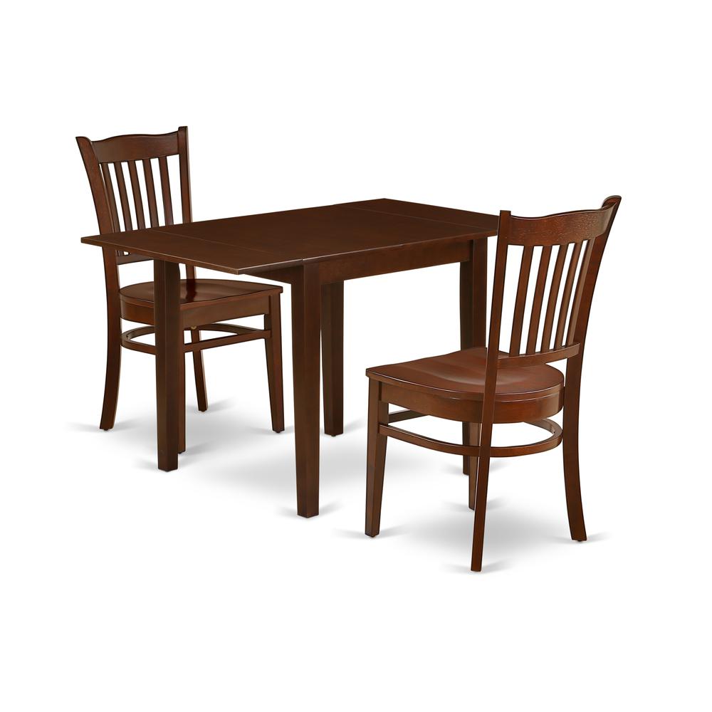 Dining Room Set Mahogany NDGR3-MAH-W By East West Furniture | Dining Sets | Modishstore - 2