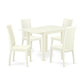 Dining Room Set Linen White NDIP5-LWH-W By East West Furniture | Dining Sets | Modishstore - 2