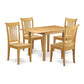 Dining Room Set Oak NDPO5-OAK-W By East West Furniture | Dining Sets | Modishstore - 2