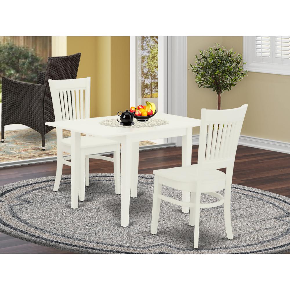 Dining Table - Dining Chairs NDVA3 - LWH - W By East West Furniture | Dining Sets | Modishstore - 2