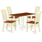 Dining Room Set Buttermilk & Cherry NDWE5 - WHI - W By East West Furniture | Dining Sets | Modishstore - 2
