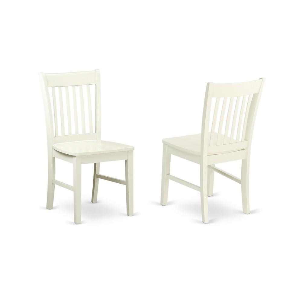 Dining Room Set Linen White MZNO3 - LWH - W By East West Furniture | Dining Sets | Modishstore - 3