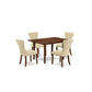 Dining Room Set Mahogany NFGA5 - MAH - 32 By East West Furniture | Dining Sets | Modishstore - 2