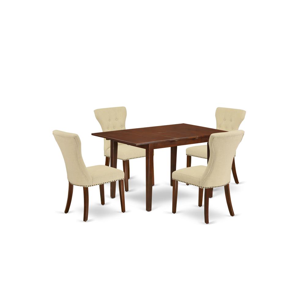 Dining Room Set Mahogany NFGA5 - MAH - 32 By East West Furniture | Dining Sets | Modishstore - 2