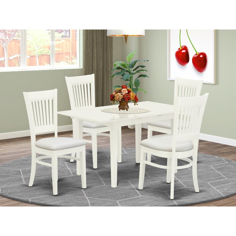 Dining Table - Dining Chairs NFVA5 - LWH - C By East West Furniture | Dining Sets | Modishstore - 2