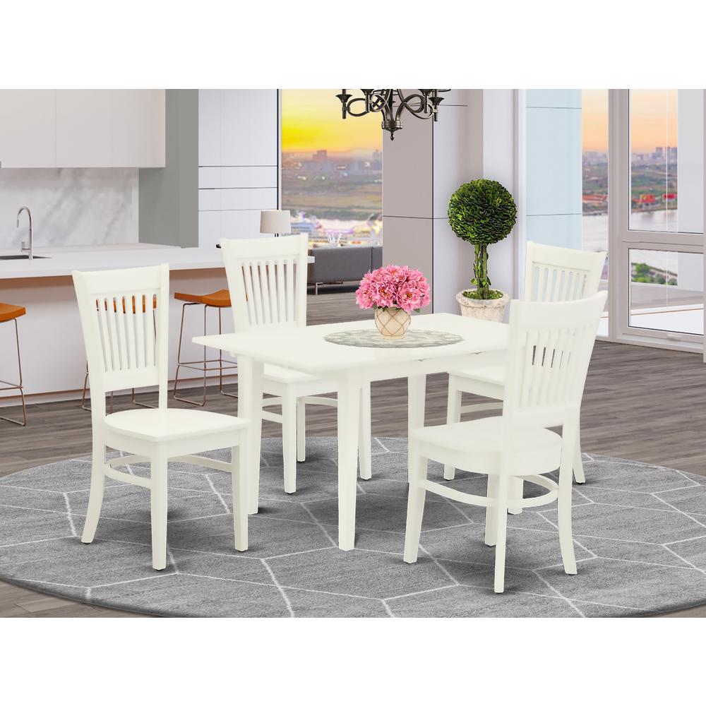 Dining Table - Dining Chairs NFVA5 - LWH - W By East West Furniture | Dining Sets | Modishstore - 2