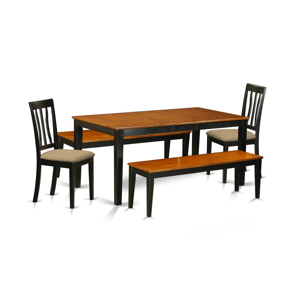 Dining Room Set Black & Cherry NIAN5N-BCH-C By East West Furniture | Dining Sets | Modishstore - 2