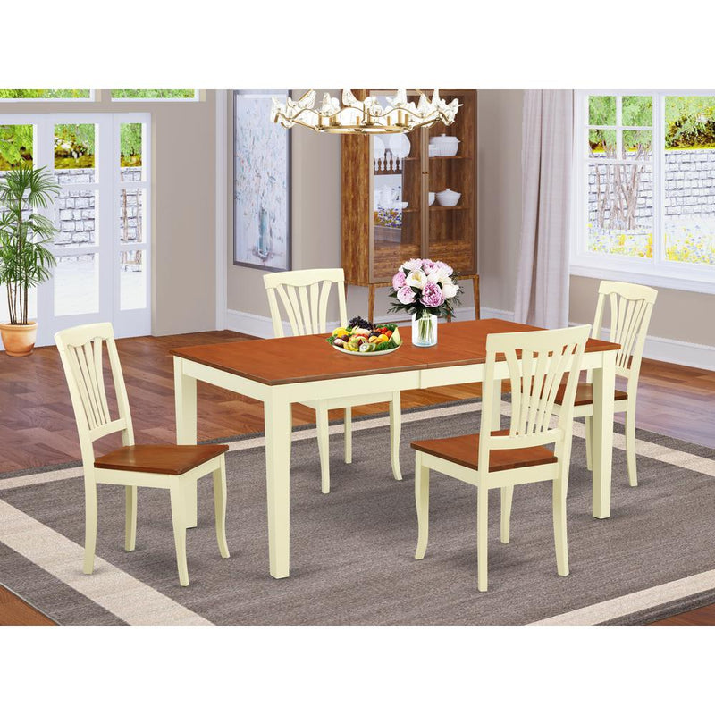 5 Pc Dinette Set For 4-Dinette Table And 4 Kitchen Dining Chairs By East West Furniture | Dining Sets | Modishstore