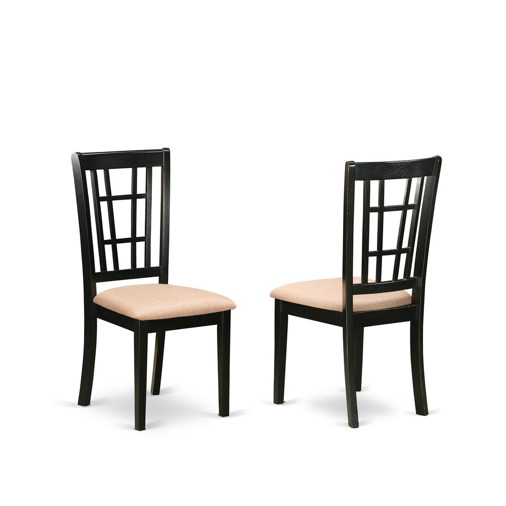 Dining Table - Dining Chairs NONI5 - BLK - C By East West Furniture | Dining Sets | Modishstore - 4