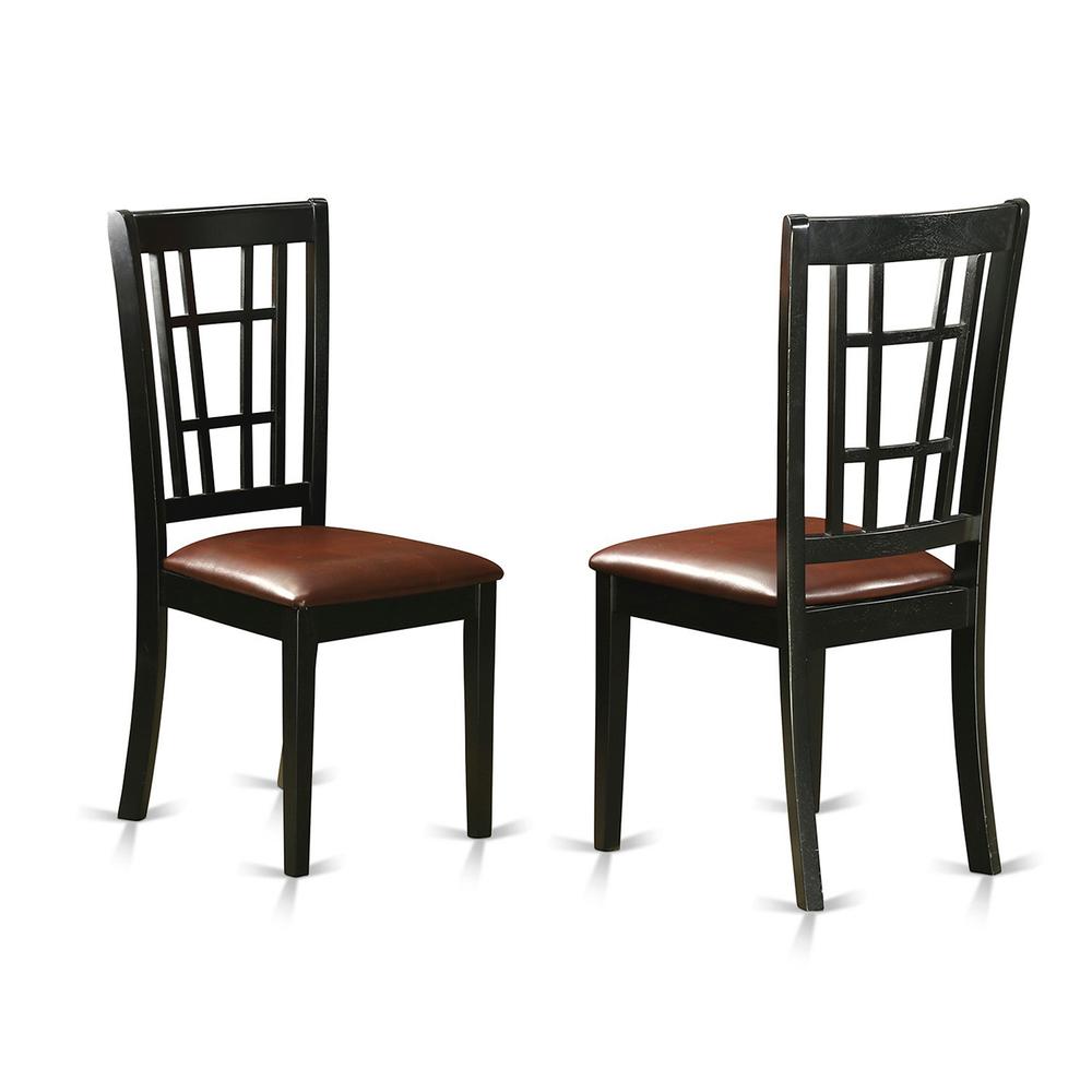 Dining Room Set Black & Cherry SUNI3-BCH-LC By East West Furniture | Dining Sets | Modishstore - 4