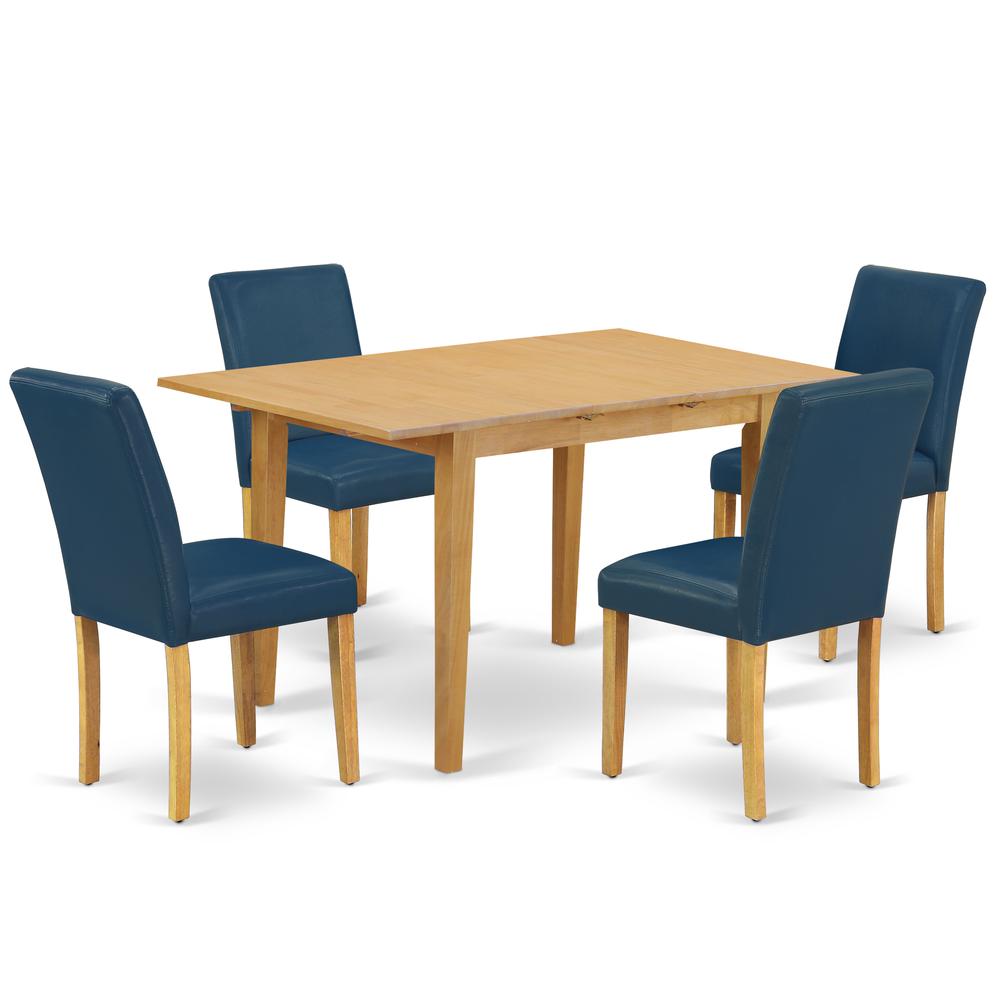Dining Room Set Oak NOAB5-OAK-55 By East West Furniture | Dining Sets | Modishstore - 2