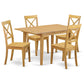 Dining Room Set Oak NOBO5-OAK-W By East West Furniture | Dining Sets | Modishstore - 2