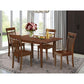 5 Pc Kitchen Table Set - Table With Leaf And 4 Dining Table Chairs By East West Furniture | Dining Sets | Modishstore