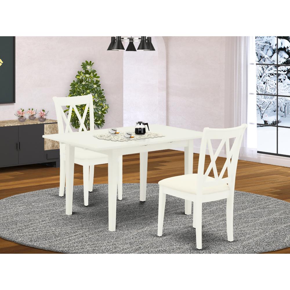 Dining Table - Dining Chairs NOCL3 - LWH - C By East West Furniture | Dining Sets | Modishstore - 2