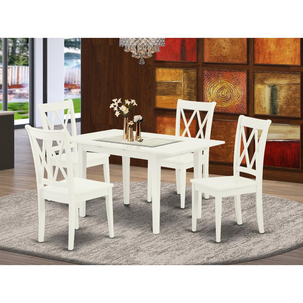Dining Table - Dining Chairs NOCL5 - LWH - W By East West Furniture | Dining Sets | Modishstore - 2