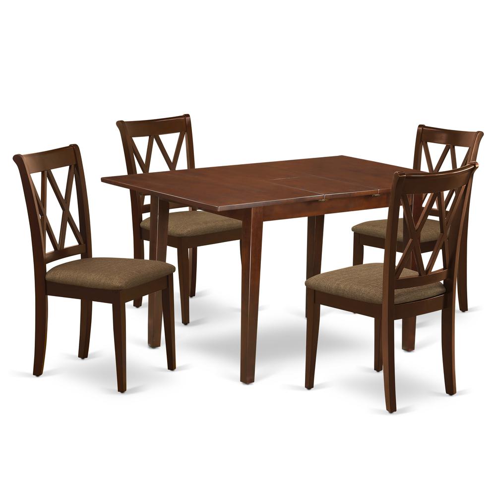 Dining Room Set Mahogany NOCL5 - MAH - C By East West Furniture | Dining Sets | Modishstore - 2