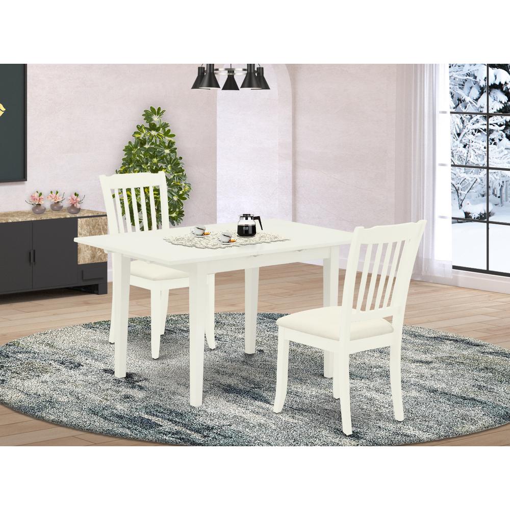 Dining Table - Dining Chairs NODA3 - LWH - C By East West Furniture | Dining Sets | Modishstore - 2