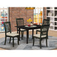 Dining Table - Dining Chairs NODA5 - BLK - C By East West Furniture | Dining Sets | Modishstore - 2