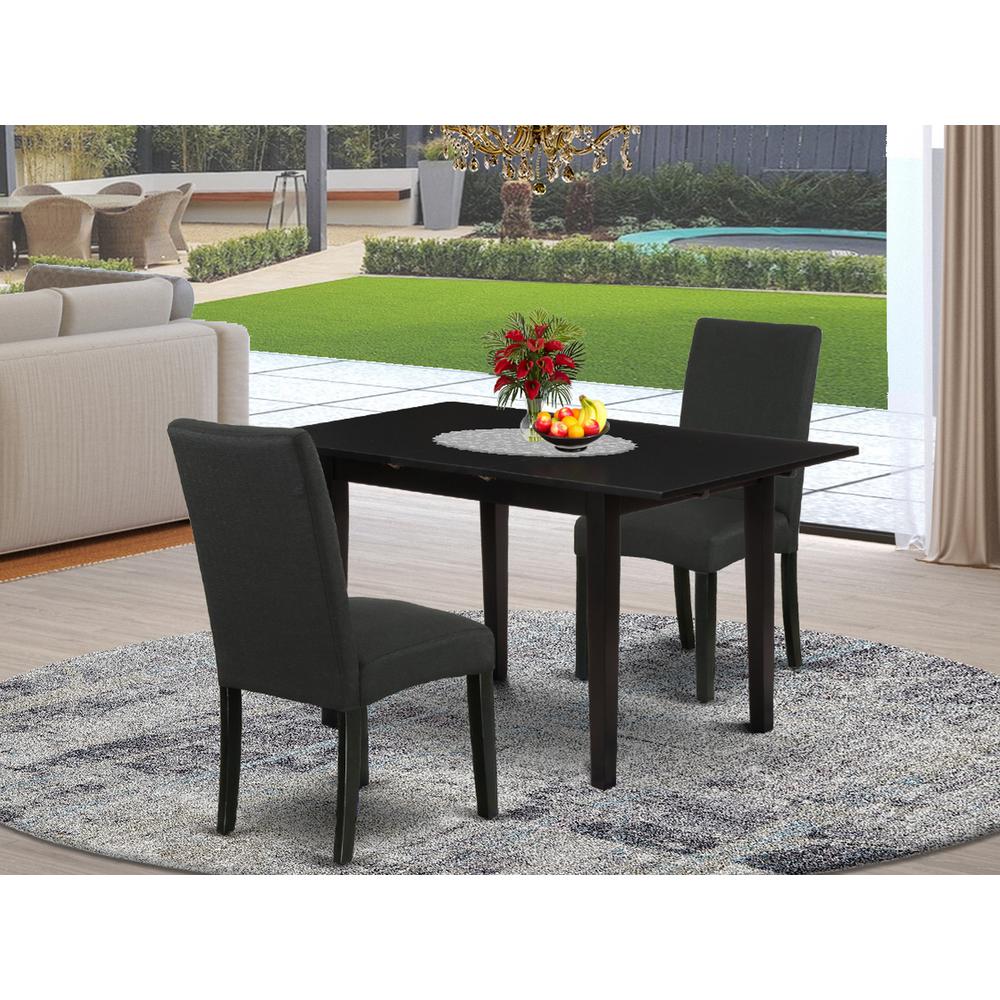 Dining Table - Dining Chairs NODR3 - BLK - 24 By East West Furniture | Dining Sets | Modishstore - 2