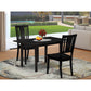 Dining Table - Dining Chairs NODU3 - BLK - W By East West Furniture | Dining Sets | Modishstore - 2