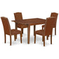 Dining Room Set Mahogany NOEN5-MAH-66 By East West Furniture | Dining Sets | Modishstore - 2
