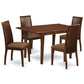 Dining Room Set Mahogany NOIP5-MAH-C By East West Furniture | Dining Sets | Modishstore - 2