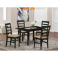 Dining Table - Dining Chairs NOPF5 - BLK - C By East West Furniture | Dining Sets | Modishstore - 2