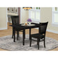 Dining Table - Dining Chairs NOVA3 - BLK - W By East West Furniture | Dining Sets | Modishstore - 2
