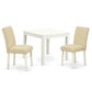 Dining Room Set Linen White OXAB3-LWH-02 By East West Furniture | Dining Sets | Modishstore - 2
