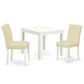 Dining Room Set Linen White OXAB3-LWH-64 By East West Furniture | Dining Sets | Modishstore - 2