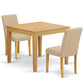 Dining Room Set Oak OXAB3-OAK-04 By East West Furniture | Dining Sets | Modishstore - 2